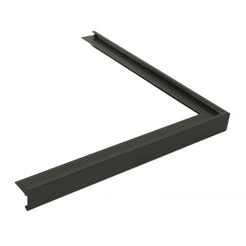 Tagliste standard yderhjørne antracit 45 mm